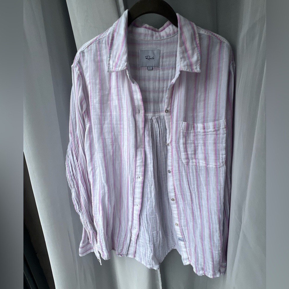 Rails Charli Cotton Button Down Shirt